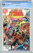 New Teen Titans #37  CBCS  9.8 NMMT  White pgs 12/83  Story continued in Batman