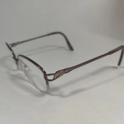 Saks Fifth Avenue Titanium Frames Saks 284/T 53-18 7-6 UU3 135 * Frames Only * - Image 1 of 4