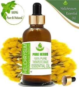 Pure Herbs Helichrysum 100% Pure & Natural helichrysum italicum Essential Oil - Picture 1 of 11