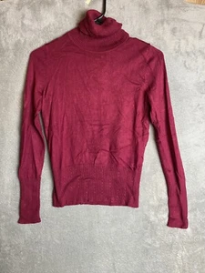 Merona Womens XS Maroon Long Sleeve Sweater - Picture 1 of 5