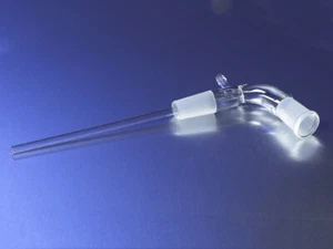PYREX® 105° Angle Vacuum Suction Tube Receiver Adapter with 24/40 Joints - Picture 1 of 1