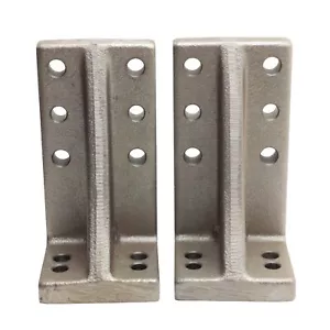 Lote de 2 soportes angulares de hierro fundido Misumi IKK150-75, 150 mm x 75 mm x 75 mm *agujeros* - Imagen 1 de 6