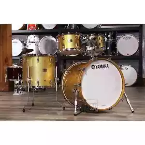 Yamaha Absolute Hybrid Maple 4pc Drum Set Gold Champagne Sparkle - Picture 1 of 3
