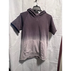 Hudson Kids Ombre Hoodie Short Sleeve Pullover Sweatshirt Casual Size L - Picture 1 of 4
