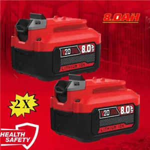 20V 8.0Ah For Craftsman Battery V20 CMCB205 CMCB204 CMCB206 Cordless Power Tools - Picture 1 of 19