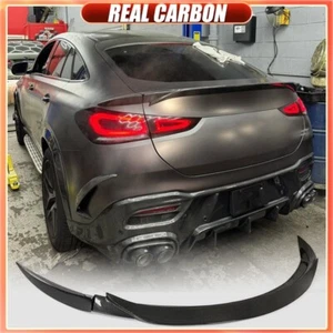 Fits Benz W167 C167 GLE450 GLE63 GLE53 Coupe REAL CARBON Rear Trunk Spoiler Wing - Picture 1 of 18