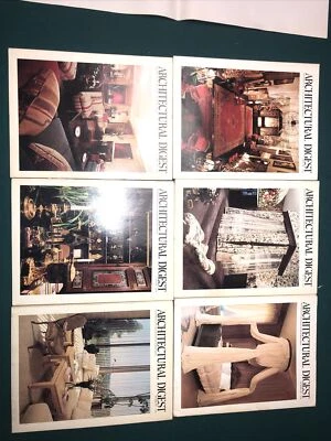 Vintage Lot of 6 Issues Architectural Digest Magazine 1978 - Image 1 of 4