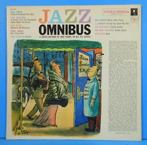 JAZZ OMNIBUS LP 1957 ORIGINAL BRUBECK MILES DAVIS LOUIS ARMSTRONG BYRD VG+/VG!!A - Picture 1 of 6