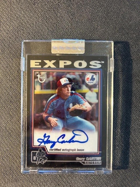 2004 Topps GARY CARTER #TA-GC Retired Auto Autograph Signature - Image 1 of 1