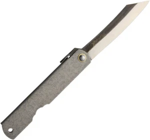Higonokami Knives No 9 Gray Folding Pocket Knife Blue Paper Steel Blade GOC9B - Picture 1 of 1