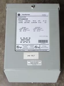 Transformador estándar de propósito general GE 9T51B0010 1kva 60hz 1ph 240/480 120/240 - Imagen 1 de 8