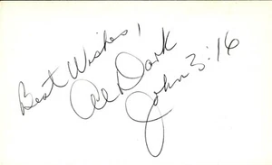 ALVIN DARK Autograph - Picture 1 of 1