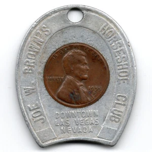 JOE W. BROWN’S HORSESHOE CLUB • CENT • LAS VEGAS, NEVADA, NV. • TC-466689 - Foto 1 di 2