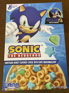 General Mills Sonic the Hedgehog Cereal Limited Edition 11.2oz New