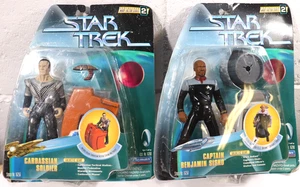 Figuras Star Trek Warp Factor Serie 2 Soldado Cardassiano Capitán Benjamin Sisko - Imagen 1 de 17