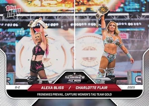 2025 Topps Now WWE #83 Alexa Bliss Charlotte Flair SummerSlam - QTY - Picture 1 of 1