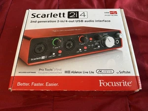 Focusrite Scarlett 2i4 (2nd Gen) - NO CABLE - Picture 1 of 9