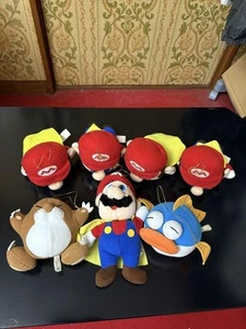 Super Mario World Plush Toy Lot Mario Chomp Piranha Flower Collectible Set - Picture 1 of 12