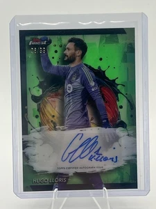2024 Topps Finest MLS Auto Neon Green Refractor /99 Hugo Lloris #BA-HL Auto - Picture 1 of 2