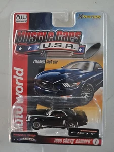Chevy Camaro 1969 negro raro Auto World Xtraction Muscle Cars EE. UU. - Imagen 1 de 4