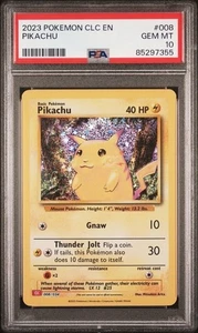 Pikachu 008/034 Pokémon TCG Classic Collection Holo - PSA 10 GEM MINT - Picture 1 of 2