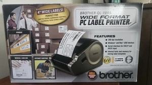 Brother QL-1050 Wide Format PC Label Printer 4" Wide New In Box - Picture 1 of 5