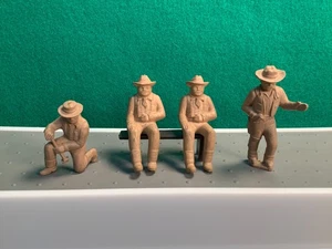 LOTTO COWBOY VINTAGE ANNI 50 MARX 60MM SPECIAL TOWN + PANCA - Foto 1 di 5