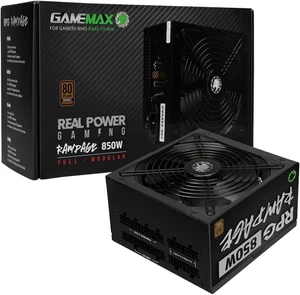 850W Rampage Power Supply (No Power Cable Inc.), Full-Modular, APFC, Japanese Tk - Picture 1 of 12