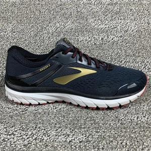 Brooks Adrenaline GTS 18 Mens Size 11 D Running Shoes Black Gold Red Sneakers - Picture 1 of 9
