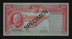 Portugal PORTUGUESE Angola 500 Escudos 1970 P-97s GEM UNC SPECIMEN - Picture 1 of 2