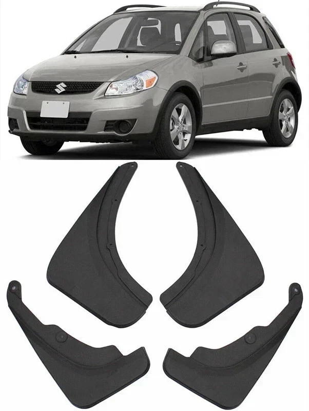 Juego de protectores contra salpicaduras moldeados genuinos guardabarros para Suzuki SX4 2006-2014 hatchback Foto 1 de 4