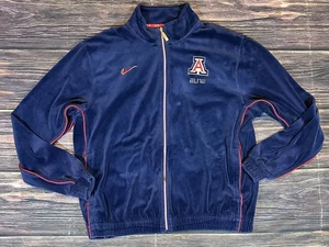 NIKE ELITE NCAA VELOUR ARIZONA WILCATS VTG Y2K 2011 JACKET MENs SZ XL - Picture 1 of 12