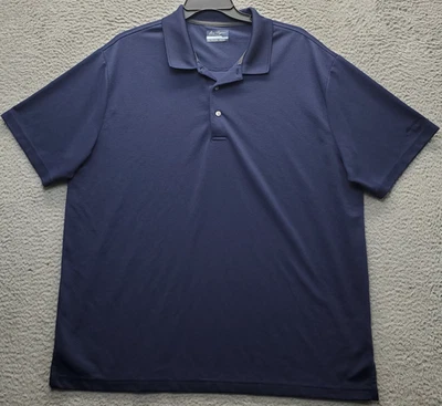 Ben Hogan Golf Performance Polo Shirt Men 2XL Navy Short Sleeve Collared Popover - Image 1 of 4