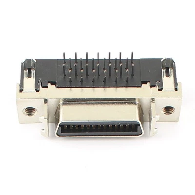 1Pcs SCSI Female 26 Pin MDR CN Type 26P Right Angle 90 Degree Connector Adapter - Image 1 of 4