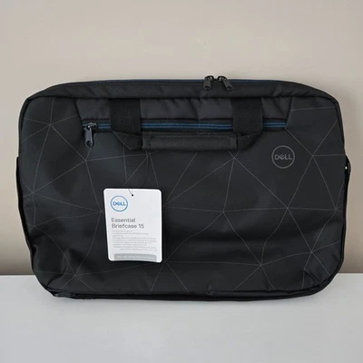 Dell Essential Briefcase 15 Laptop Carrier Bag Black NWT — 第 1/4 张图片