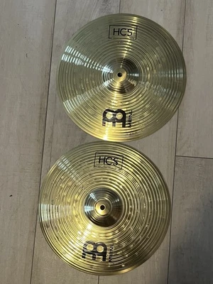 "Par de platillos Meinl 14"" Hihat (hi hat) - HCS acabado tradicional latón para juego de batería" Foto 1 de 4
