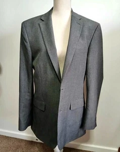 Mens Thomas Nash Tailored Fit Grey Blazer Suit Jacket, 40 ins Chest - Picture 1 of 6