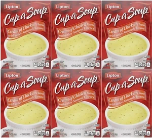 Lipton Cup-A-Soup Cream of Chicken, 2.4 Ounce (Pack of 6) - Picture 1 of 4