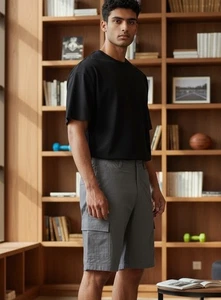 Pantalones Cortos MATIX Para Hombre Gris Carga Pesca Aire Libre Senderismo Hombres Talla 32 Ripstop Informales - Imagen 1 de 11