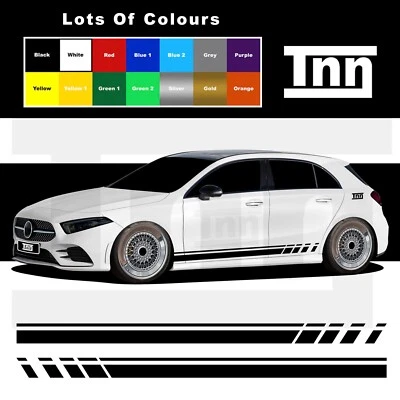 for Mercedes Benz A Class Stickers Edition 1 Side Stripe Graphic W176 C AMG A45 - Image 1 of 4