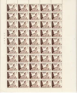 Probedruck Test Stamp Specimen Prøve Grundtvigs Kirke Slania 1968 ganzer Bogen - Bild 1 von 3