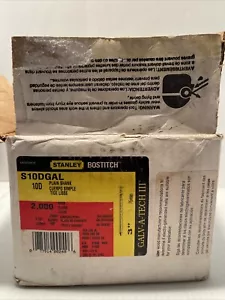 Aprox 1000 Pcs Stanley Bostitch S10DGAL 10D Galvanized Stick Nails, 3” Long - Picture 1 of 10