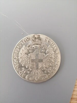 COLONIA ERITREA VITTORIO EMANUELE III TALLERO D'ITALIA 1918 ROMA MONETE ARGENTO - Immagine 1 di 4