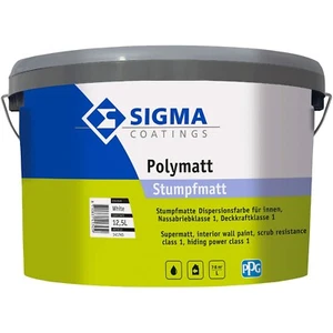 Sigma Polymatt 5L weiss , Einschicht-Dispersionsfarbe, Wandfarbe - Bild 1 von 1
