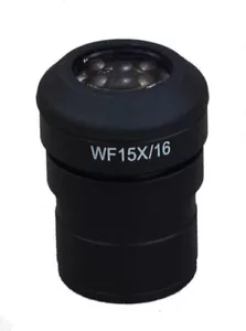 Ocular de campo ancho WF15X/16 30 mm para microscopios estéreo - Imagen 1 de 2