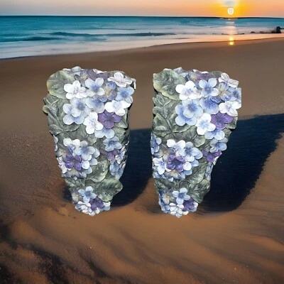 JAIMY Cortina Bufanda Aplique de Pared Soportes de Varilla Floral Azul y Morado Foto 1 de 4