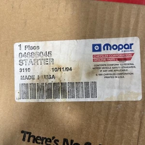 4686045 Mopar Starter - Picture 1 of 3