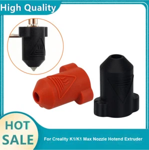 3D Printers Silicone Socks For Creality K1/K1 Max Nozzle Hotend Extruder Case SE - Afbeelding 1 van 21