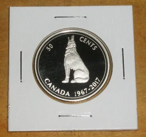 Canada 2017 Proof Half Dollar Alex Colville Wolf Design 50 Cents 1967 - 2017 - Picture 1 of 2
