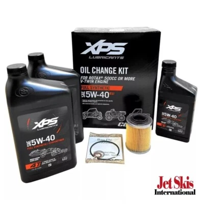 BRP 9779488 Can-Am 5W-40 Full Synthetic Oil Change Kit 500cc Rotax Engines - Image 1 of 4